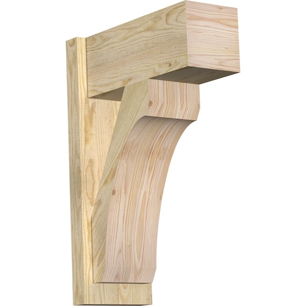 Ekena Millwork Legacy Block Rough Sawn Outlooker, Douglas Fir, 8"W x 18"D x 26"H OUT08X18X26LEC05RDF - main